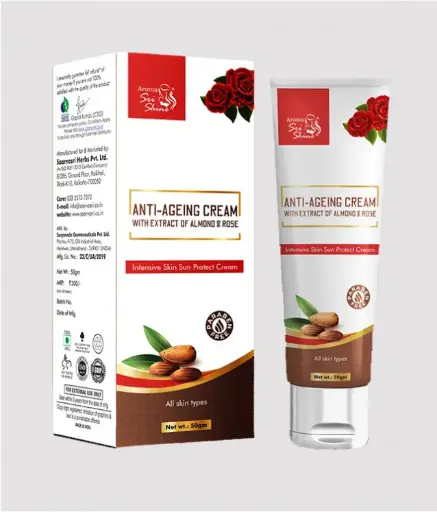 Anti Ageing cream with Almond & Rose